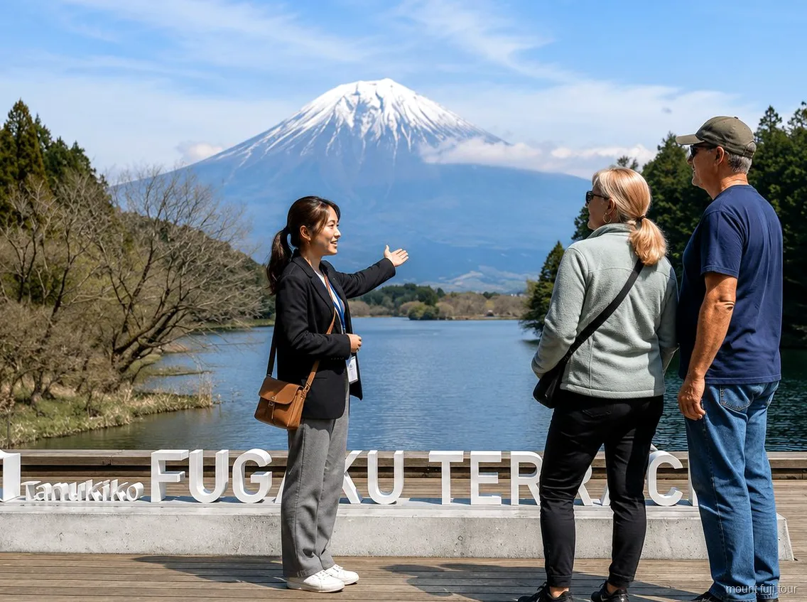 Vue de l'excursion depuis le lac Tanuki près de Shimizu
